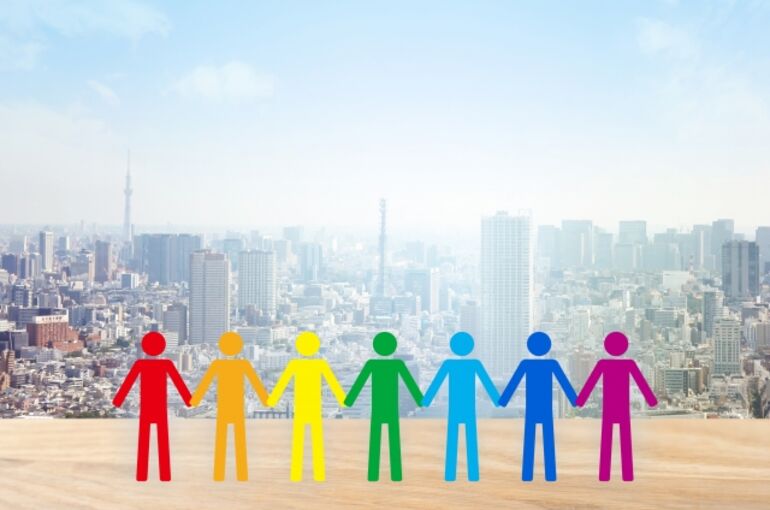 チームワーク（カラーな人々）